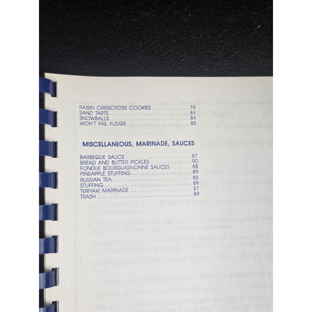 EMD Women's Club Cookbook Cook Book Colts Neck New Jersey 1986‎ Recipe Book - Picture 10 of 12